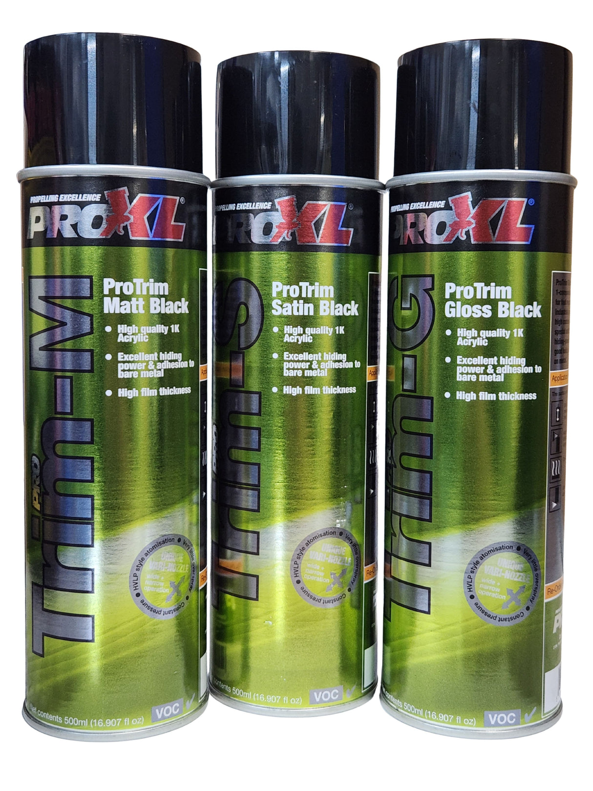 ProXL - ProTrim Aerosol - Black (500ml)